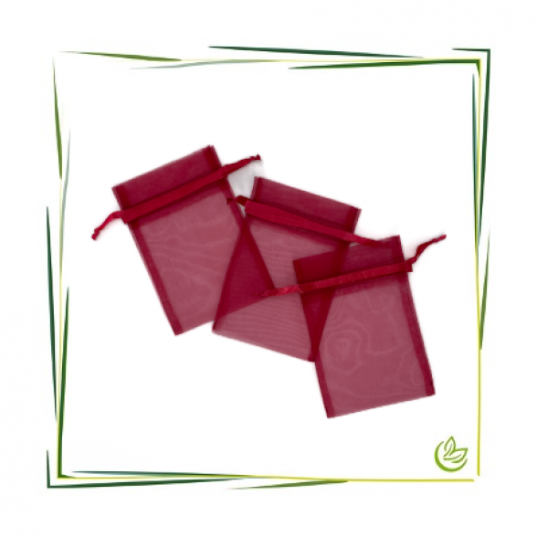 Organza Beutel Burgundy (10x15cm)